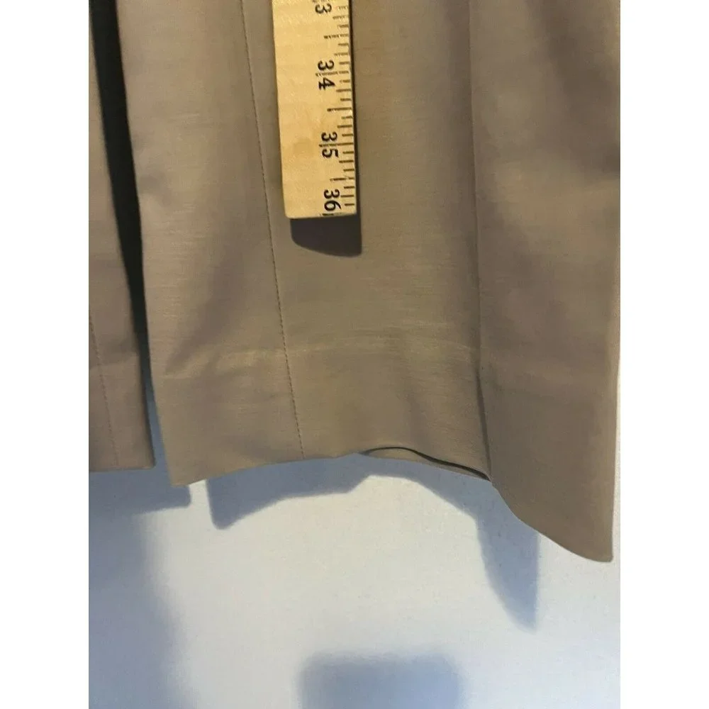 BANANA REPUBLIC Womens Dress Pants Tan Straight Leg Relaxed Stretch Soft SIze 2 - Picture 6 of 10